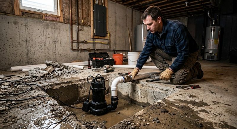 Basement Sump Pump Service in Des Moines, IA