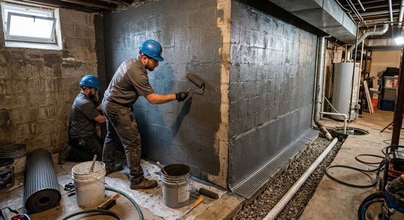 Basement Walls Waterproofing in Birmingham, AL