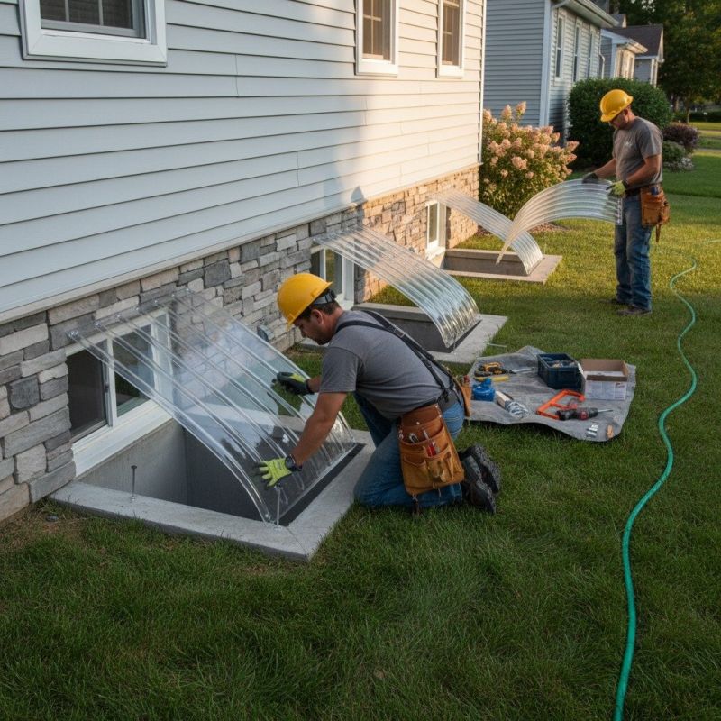 Window Well Cover Installation in Overland Park, KS