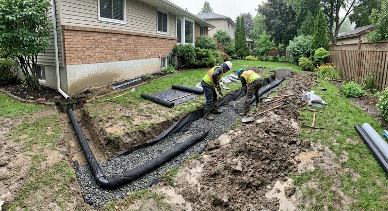 Yard Drainage Improvement in Birmingham, AL
